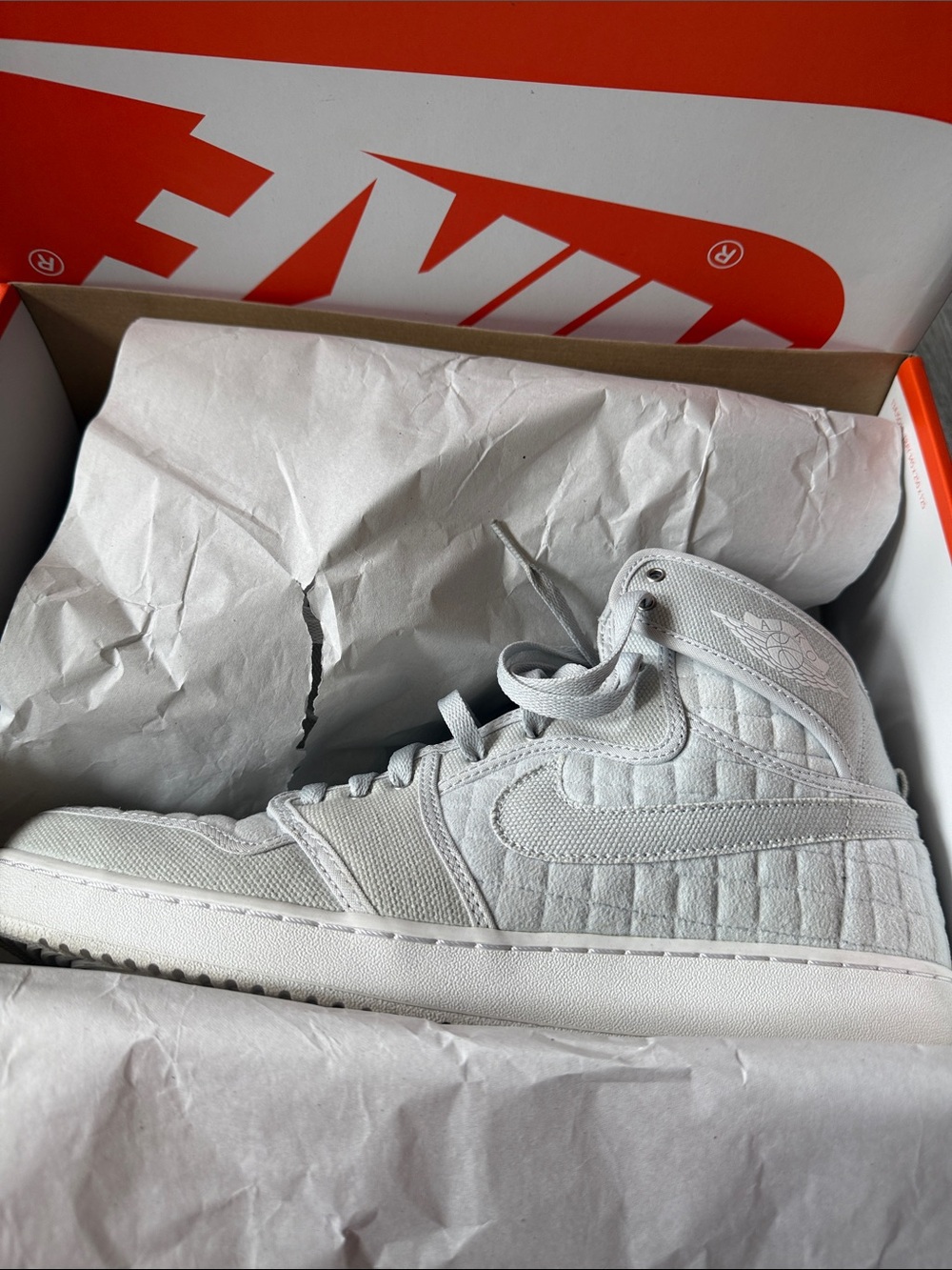 Nike AJ1 Retro High KO Pure Platinum